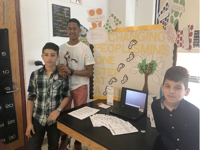 These young men created a video to help educate the public about food waste.   